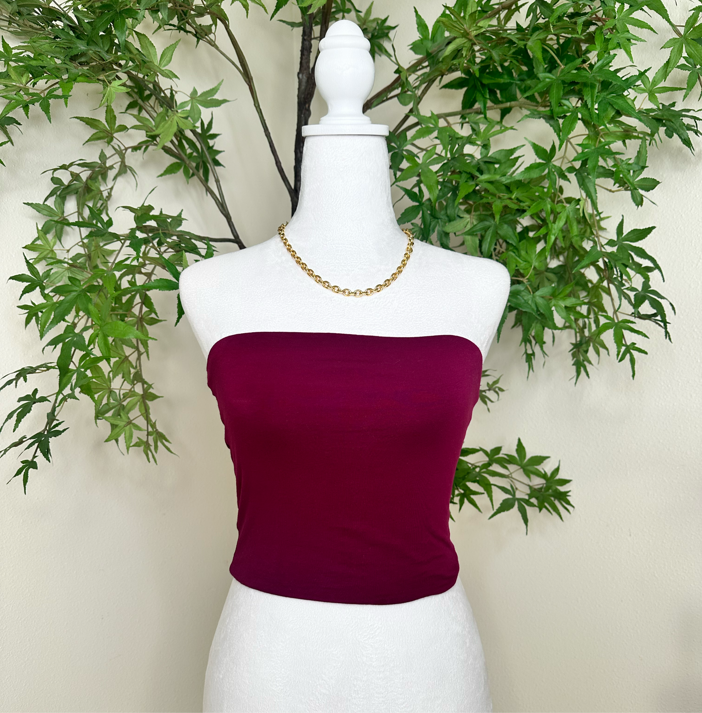 Crop Tube Cotton Top